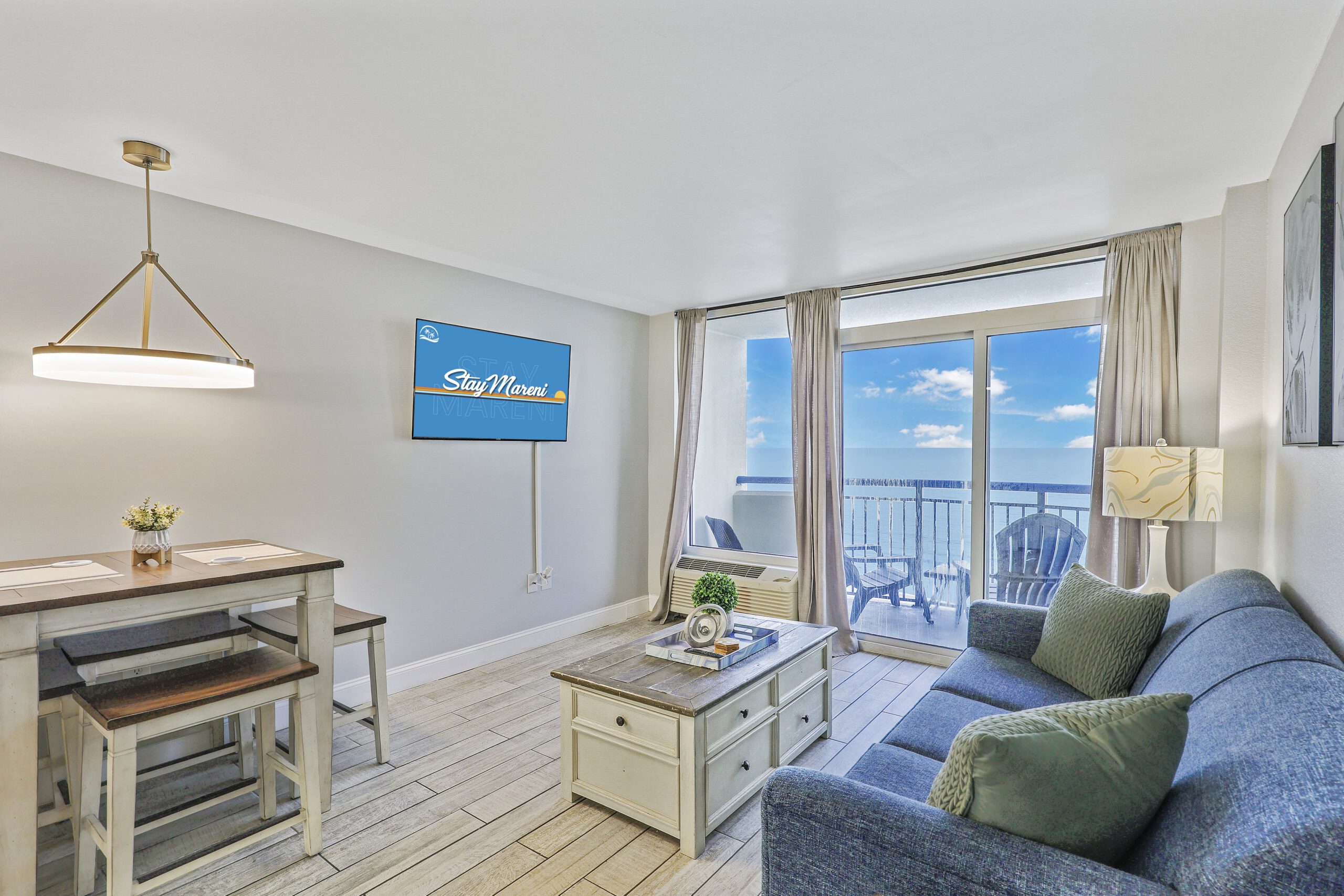 Vermosa suite modern walk-in shower and updated bathroom at StayMareni