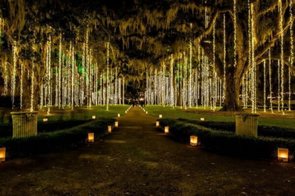 Brookgreen Gardens Night of a Thousand Candles holiday event near Myrtle Beach